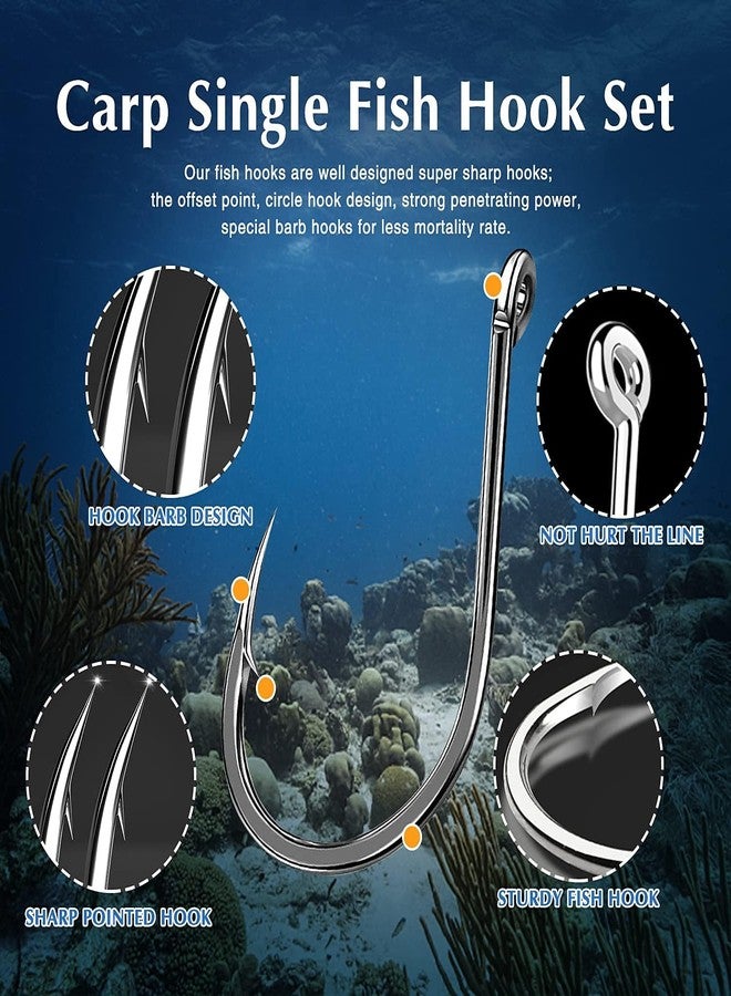 ELITEWAVE 500Pcs Fishing Hooks 3#-12# Carp Single Fish Hook Set Fly Fishing Accessories Jig Sea Hooks - Image 3