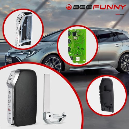 Beefunny Keyless Entry Remote Key Fob Replacement for Kia Forte 2019 2020 2021 Smart Car Key 433MHz 8A Chip FCC ID:CQOFD00430 P/N:95440-M6000 (1) - Image 4