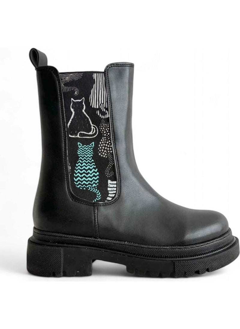 Lideral Comfortable Mold Non-Slip Sole Warm Lining Elastic Women's Boots  - Image 1