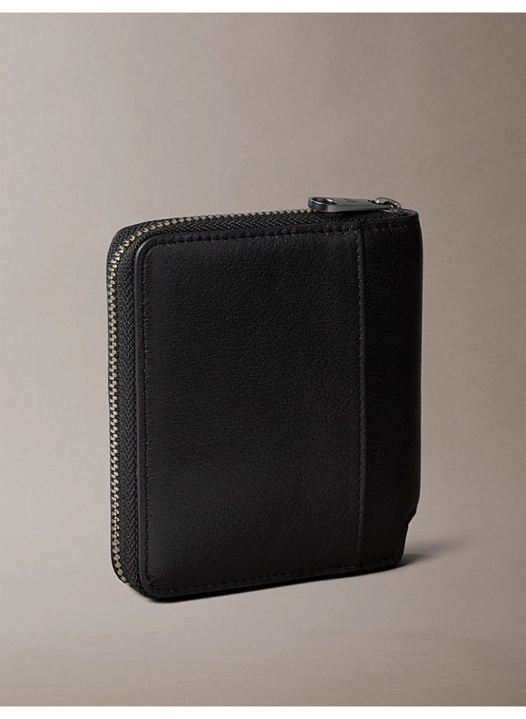 محفظة ثنائية الطي بسحّاب