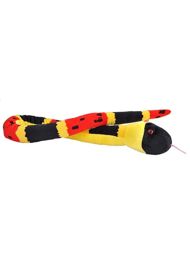 WILD REPUBLIC Snakes Coral Plush, Stuffed Animal, Plush Toy, Gifts for Kids, 54 Inches - Image 2