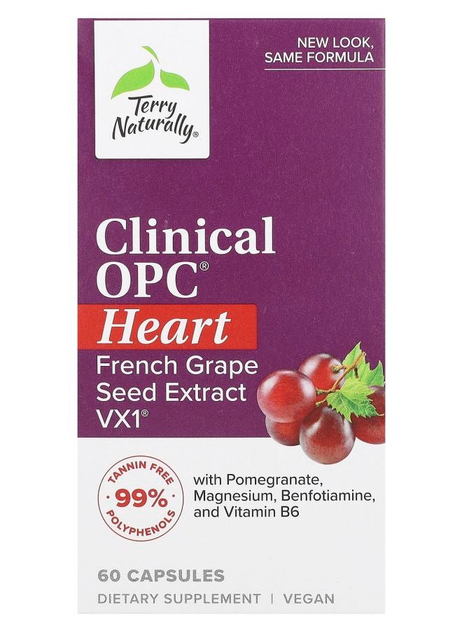 Terry Naturally Clinical OPC Heart 60 Capsules