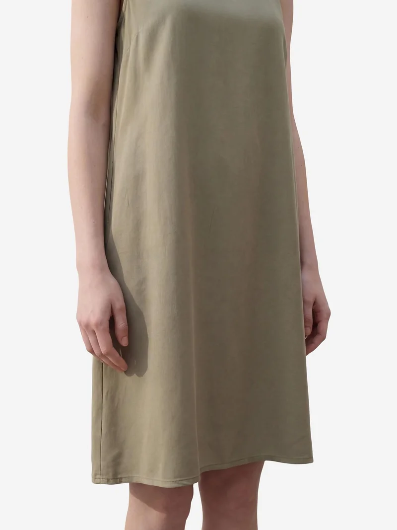 MY FASHION Mint Green MY FASHION Sleeveless Mini Dress with Pockets for Women | Best Price UAE