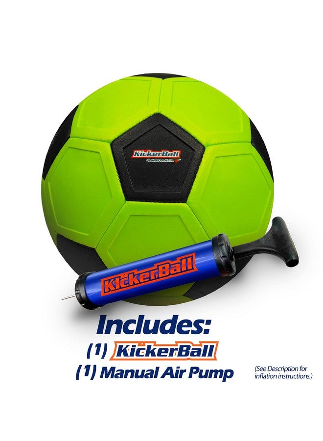 Kickerball - Curve and Swerve Soccer Ball/Football Toy - Kick Like The Pros, Great Gift for Boys and Girls - Perfect for Outdoor & Indoor Match or Game (Green) - Image 2