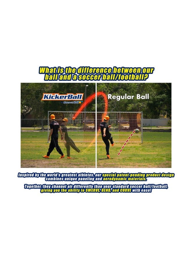Kickerball - Curve and Swerve Soccer Ball/Football Toy - Kick Like The Pros, Great Gift for Boys and Girls - Perfect for Outdoor & Indoor Match or Game (Green) - Image 5