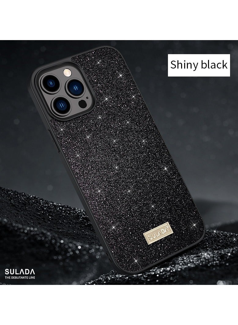 SULADA Case for iPhone 15 Pro Max Cover Shockproof Starry Sky Soft Shell Black - Image 1