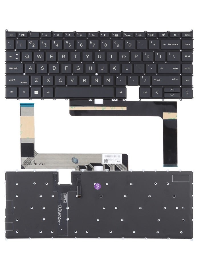 For HP EliteBook X360 1030 G7 1030 G8 1040 G7 1040 G8 US Version Keyboard with Backlight - Image 1