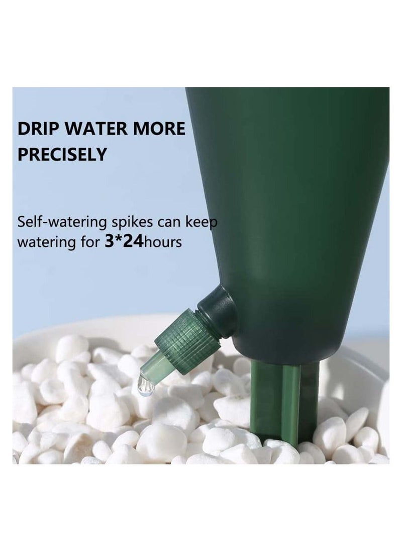 SYOSI - 4Pcs Self Watering Spikes Planter Insert Cone Plant Globes Stakes Devices with Rotary Regulator - Image 1