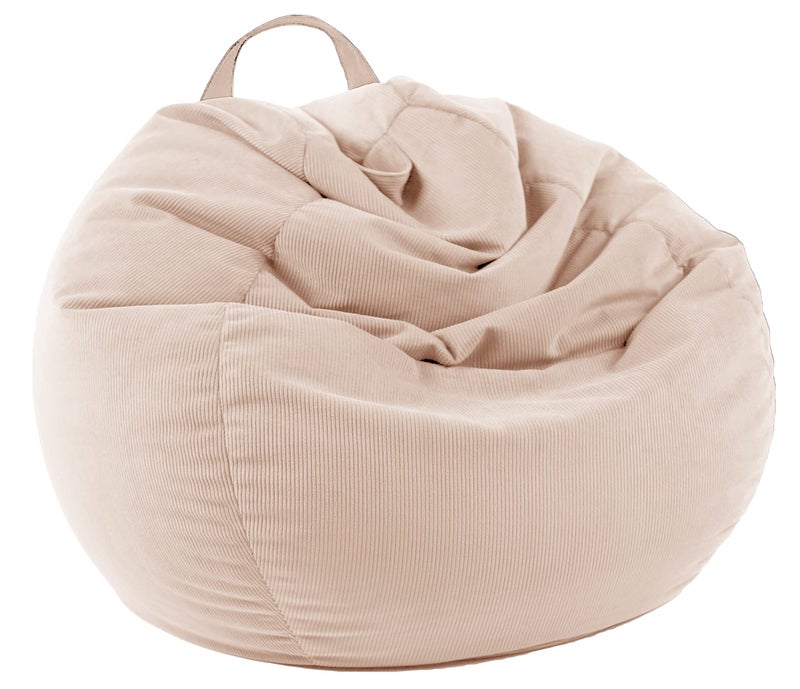 LPMOERA Stuffed Animal Storage Bean Bag Chair Cover No Filler For Kids and AdultsPets DogsCats Lazy BedsSoft Premium Corduroy Stuffable Bean Bag For Organizing Children Plush Toys or Memory Foam