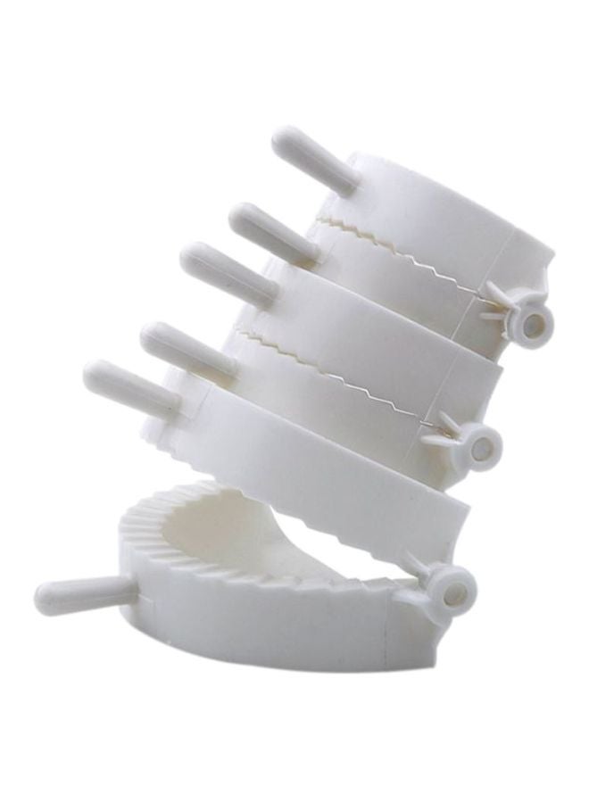 CYTHERIA 3-Piece Dough Press And Pastry Dumpling Maker White - Image 4