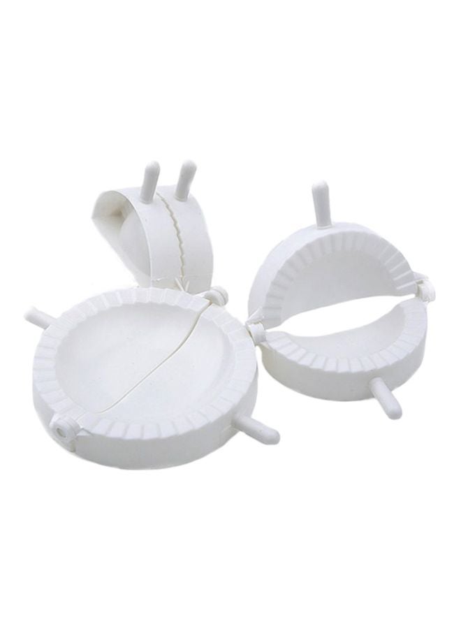 CYTHERIA 3-Piece Dough Press And Pastry Dumpling Maker White - Image 1