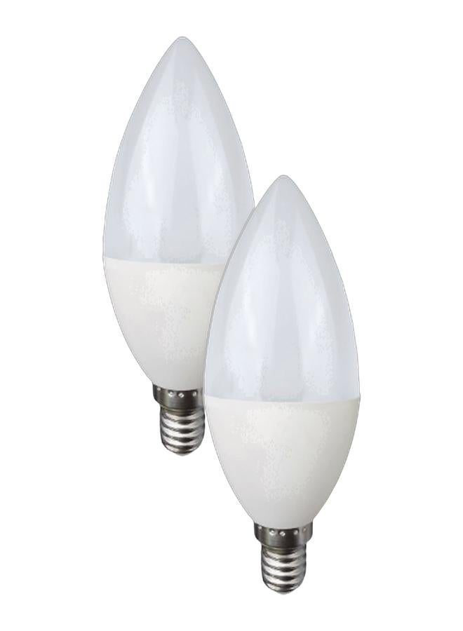 MODI D022 LED Candle MD-TB1505 7W E14 Diffuse SL-WW Pack of 2  - Image 1