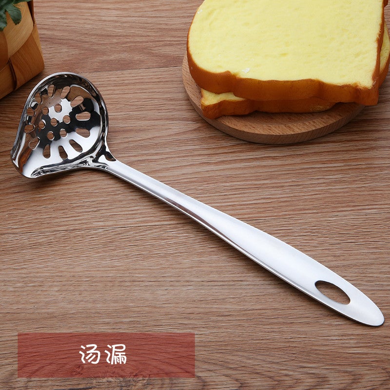 Stainless Steel 201 Soup Ladle Side Pouring Inclined mouth leakage (bright light)