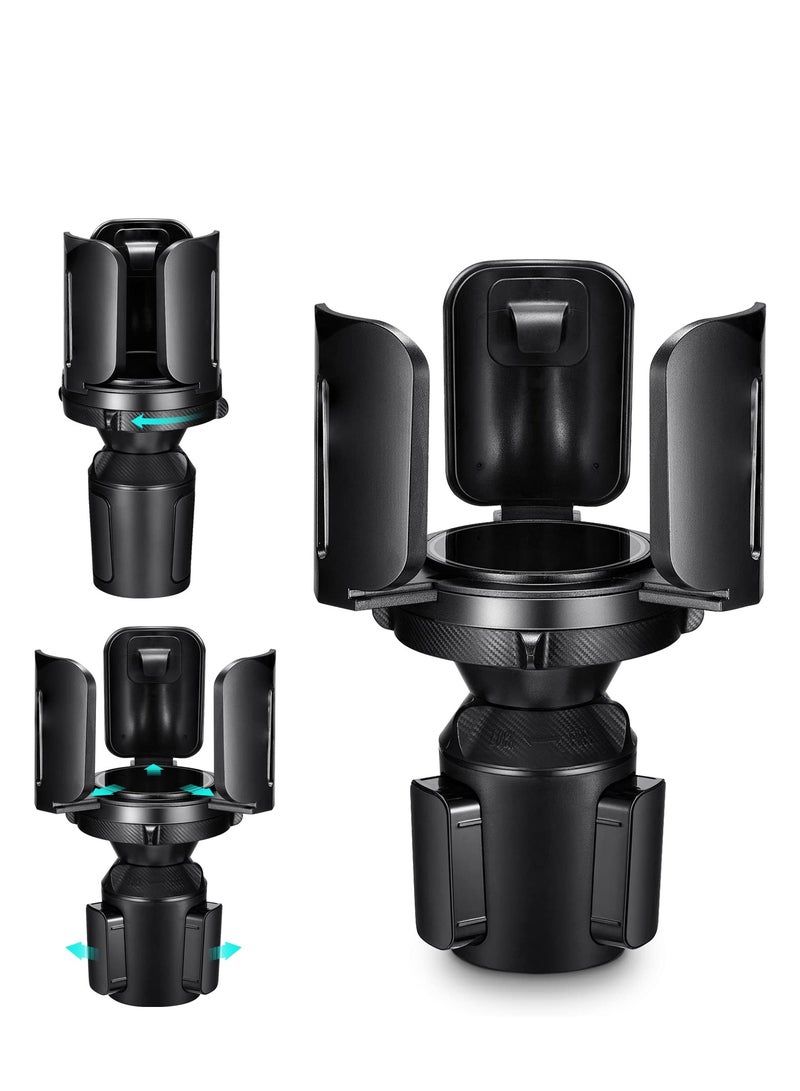 SYOSI Cup Holder Expander for Car - All Purpose Car Cup Holder Expander with Adjustable Adapter and Holder, Compatible with 10-64 oz Large Bottles & Cups & Drinks - Image 1