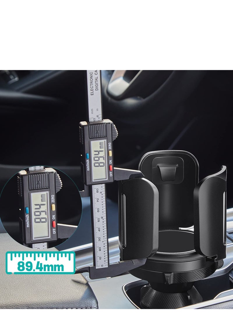 SYOSI Cup Holder Expander for Car - All Purpose Car Cup Holder Expander with Adjustable Adapter and Holder, Compatible with 10-64 oz Large Bottles & Cups & Drinks - Image 4