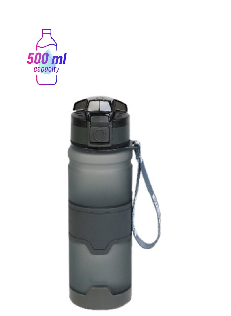 Home Pro Home Pro Tritan Sports Water Bottle Dark Grey 500Ml 