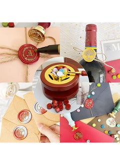HY Wax Seal Warmer Melting Kit, Wood Wax Seal Furnace with 1 Melting Spoon for Wax Sealing Stamp with Melting Spoon and Wax Seal Stamp for Melting Wax Seal Sticks or Sealing Wax Beads (Brown)  - Image 5
