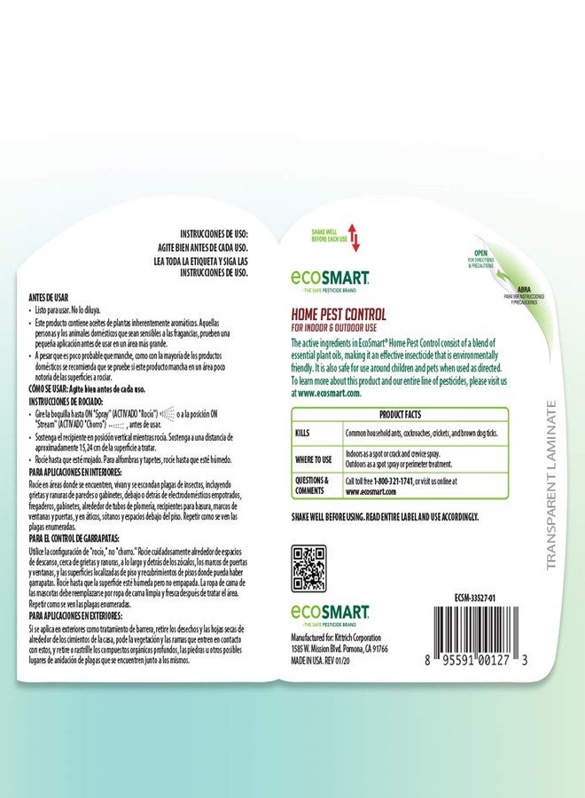 EcoSmart 33507-01 التحكم في الآفات المنزلية العضوي، 24 أونصة (24 أونصة 3 عبوات) - Image 4