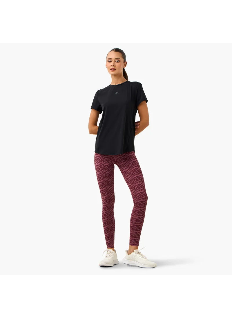 كابا Kappa All-Over Print Leggings with Elasticated Waistband