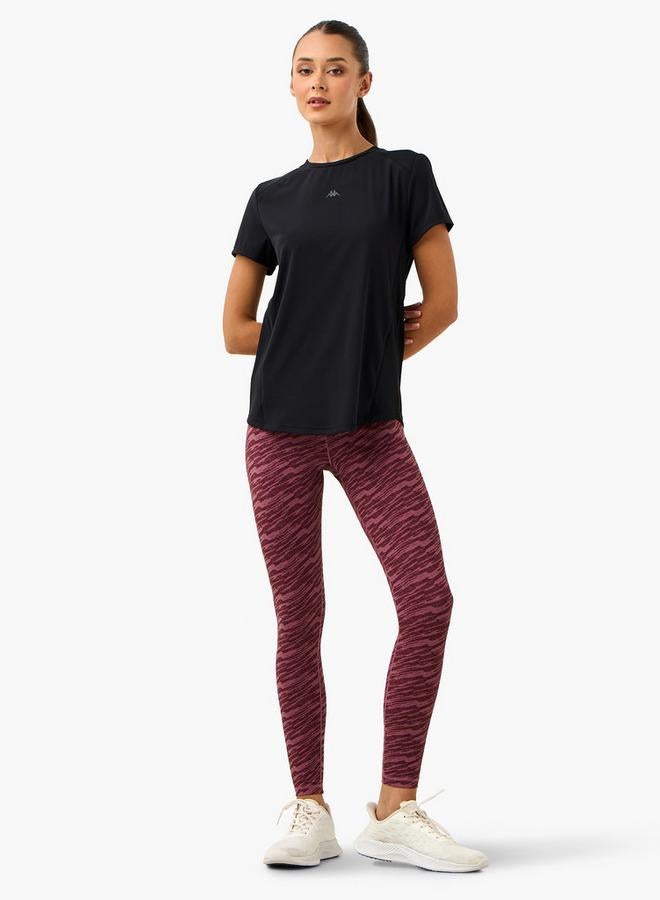 Kappa All-Over Print Leggings with Elasticated Waistband - Image 2