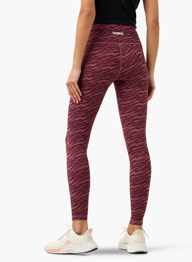 Kappa All-Over Print Leggings with Elasticated Waistband - Image 3