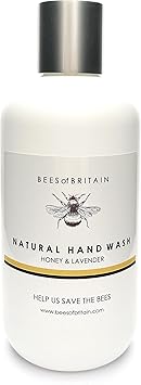 BEES of BRITAIN نحل بريطانيا 99 غسول يد طبيعي بالعسل والخزامى خالي من الكبريتات والبارابين بدون صابون pH 5.5 للبشرة الحساسة نتبرع بـ 5 من أرباحنا لإنقاذ النحل والملقحات 250 مل - Image 1