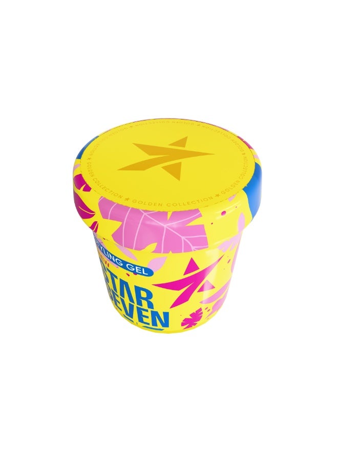 OVANZA New Star Seven Hair Gel 400 ml - Yellow - Image 4