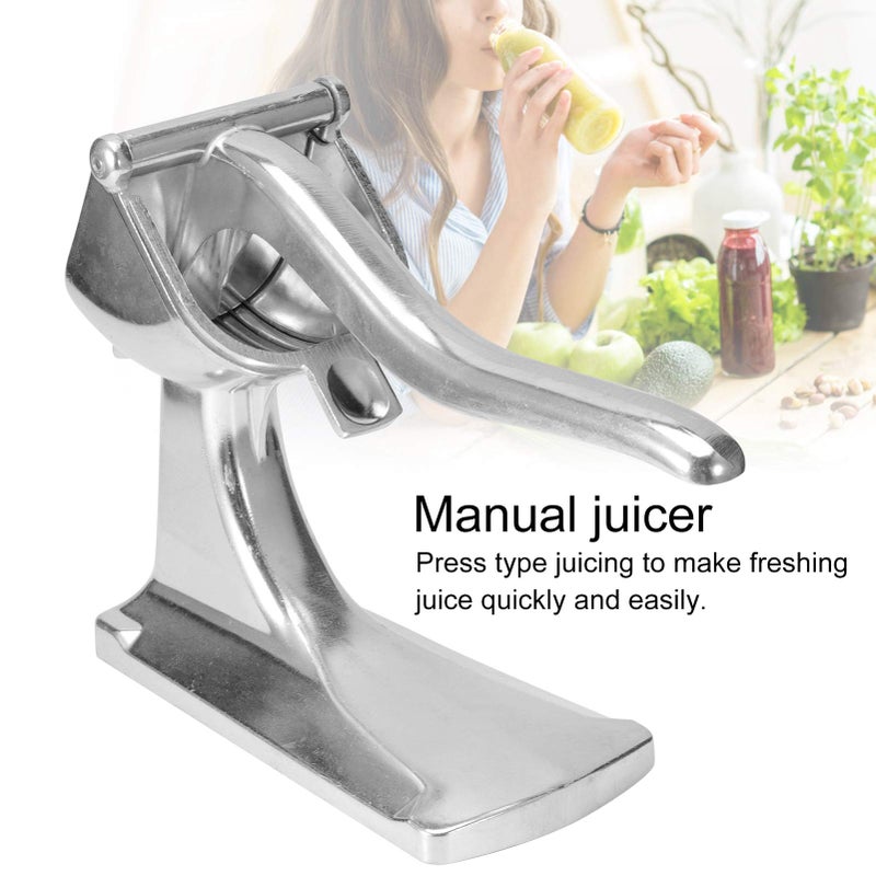 Stainless Steel Manual Citrus Juicer for Lemon Orange Multi Function Fruit Squeezer - Image 3