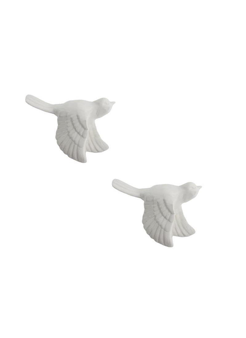 Wonderland Wonderland Imported Wall Hanging Ceramic Birds-Medium (Set of 2)  - Image 2