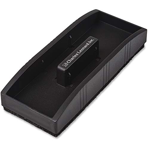 Charles Leonard Magnetic Whiteboard Eraser, 1 per Box, Black, 1 Box (74530) - Image 1