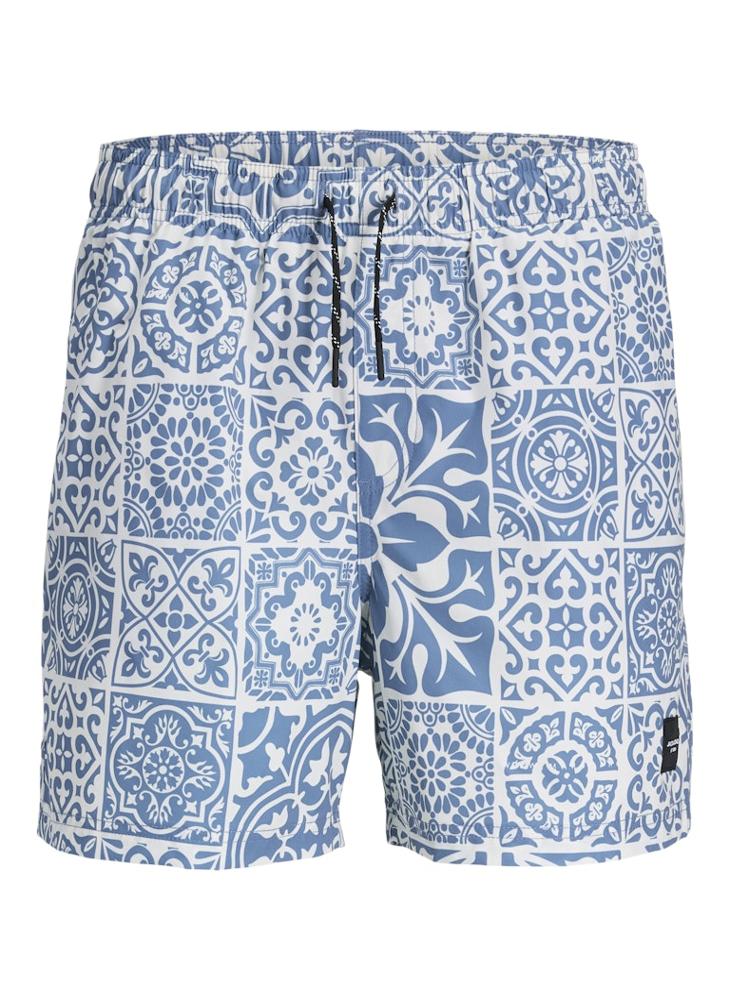JACK & JONES Swim Aop Tiles Drawstring Shorts  - Image 5