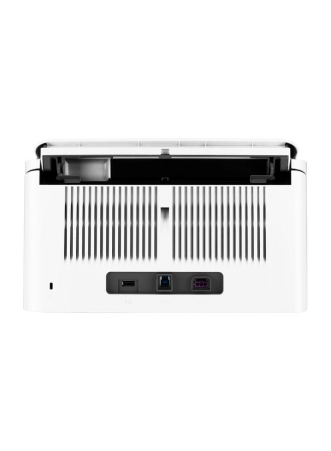 HP ماسح مستندات ضوئي L2755A سكان جت إنتربرايس فلو 5000 S4 بفتحة ورق علوية أبيض - Image 2
