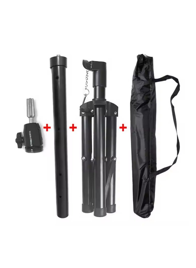 Wig Tripod Stand for wig making Adjustable Canvas Block Head Tripod - Image 1