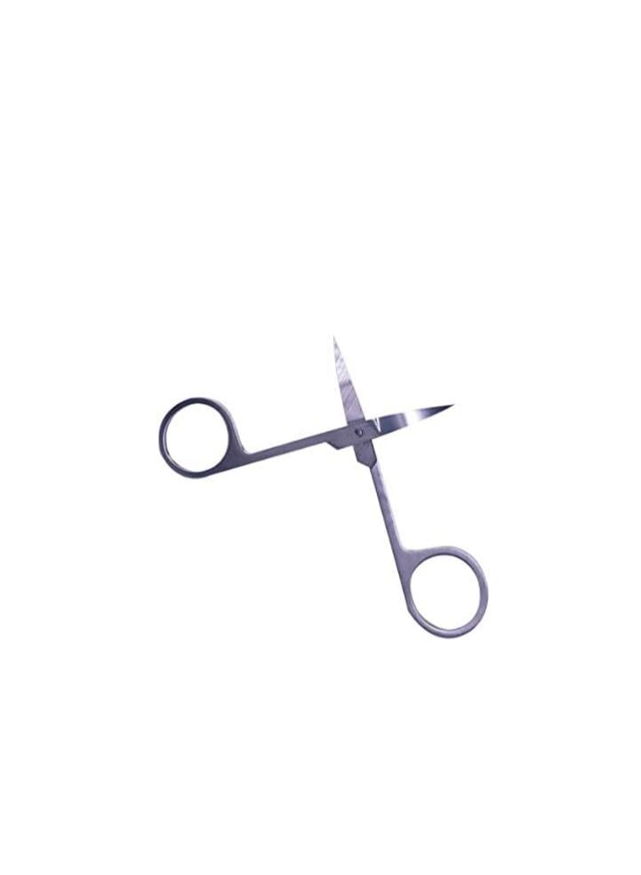 ORiTi Stainless Steel Curved and Rounded Facial Hair Scissors - Image 4