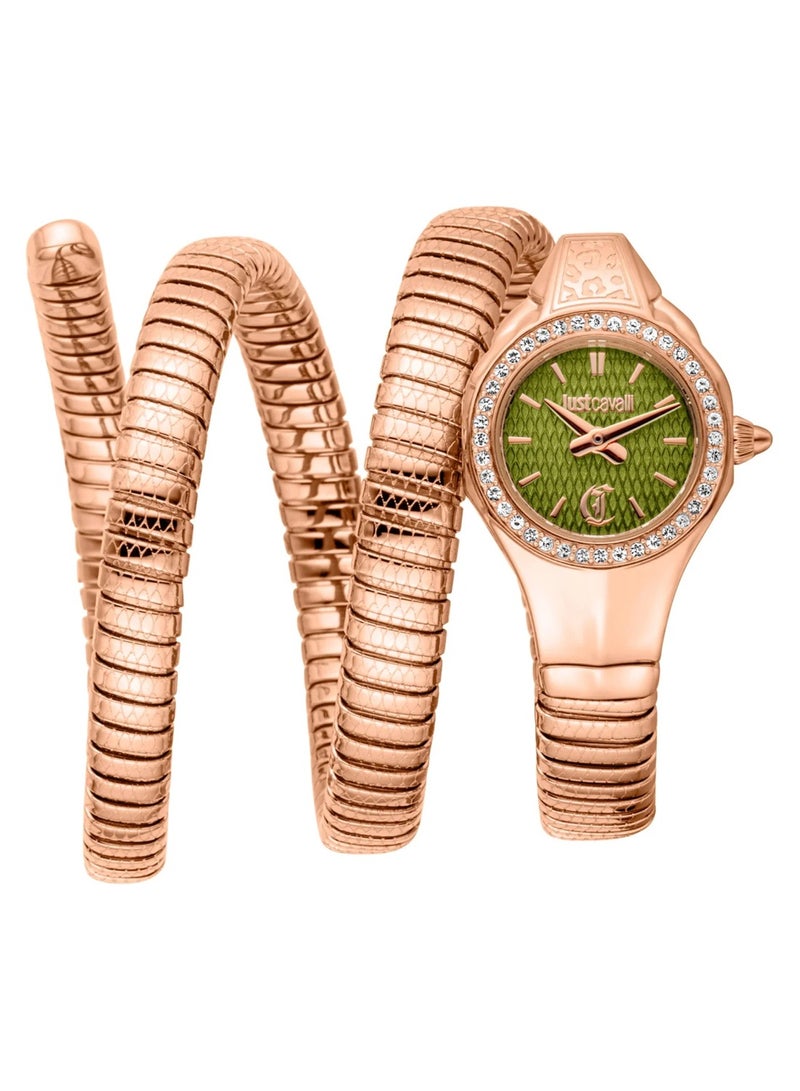 Just Cavalli Vita Women's Analog Quartz Rose Gold Stainless Steel Watch JC1L355M0045  - Image 1