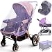 Sysmie Durable Baby Mosquito Net 2 Pack Perfect Bug Net for Strollers Bassinets Cradles Playards Pack N Plays and Portable Mini Crib Purple - Image 2