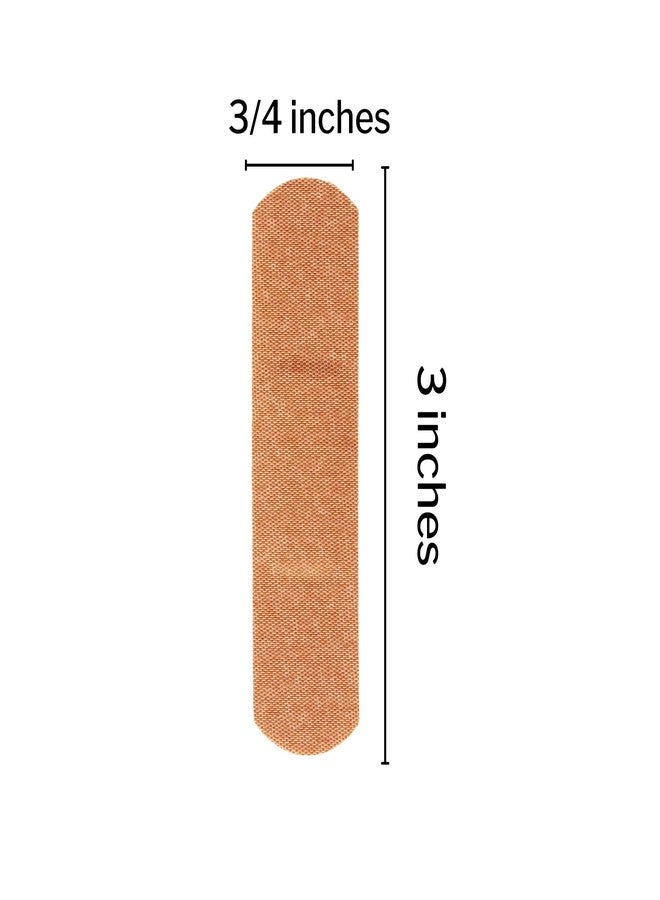 McKesson Adhesive Bandages, Sterile, Fabric Strip, 3/4 in x 3 in, 100 Count, 1 Pack - Image 4