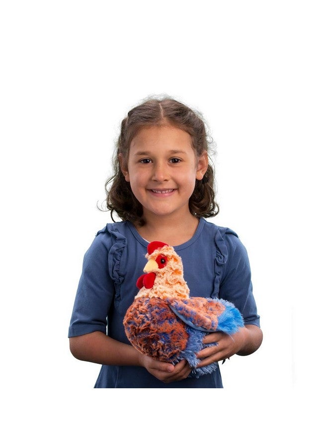 Douglas Henrietta Blue Lace Hen Chicken Plush Stuffed Animal - Image 2