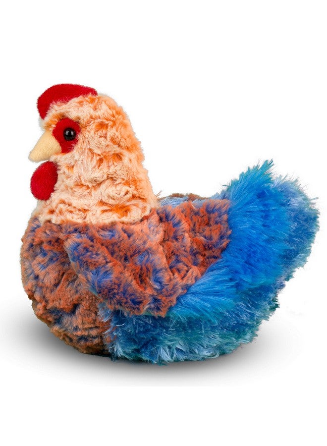 Douglas Henrietta Blue Lace Hen Chicken Plush Stuffed Animal - Image 3
