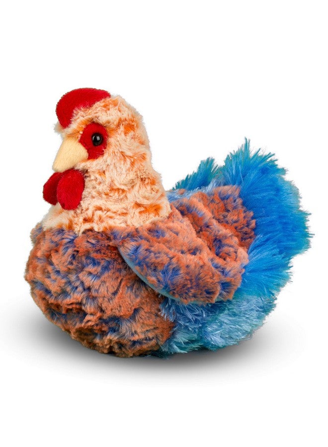 Douglas Henrietta Blue Lace Hen Chicken Plush Stuffed Animal - Image 1