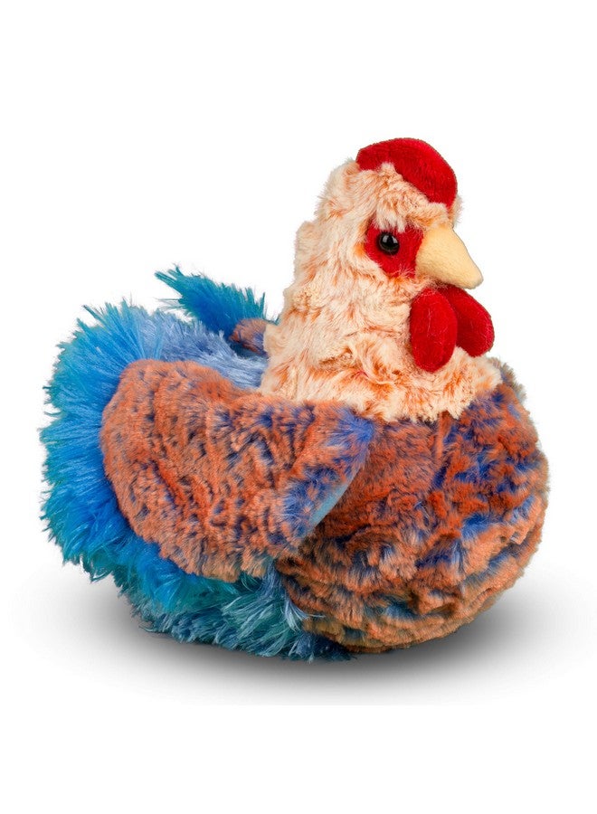 Douglas Henrietta Blue Lace Hen Chicken Plush Stuffed Animal - Image 5