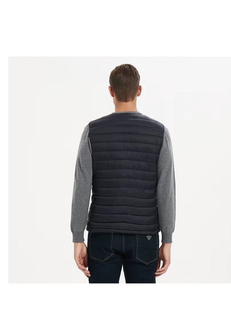 Loquat Autumn Winter Fashion Simple Sleeveless Thermal Vest  - Image 2