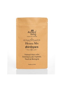 Ancient Living Organic Henna Powder Mix (Mehndi) Natural, Herbal & Ayurved Hair Color Powder Conditioning & Anti-Dandruff Hair Color Solution For Men & Women Set Of 2 (100Gm Each)  - Image 1