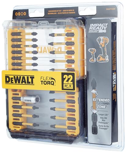 DEWALT FlexTorq Impact Driver Bit Set 22Piece DWA2FTS22IR - Image 1