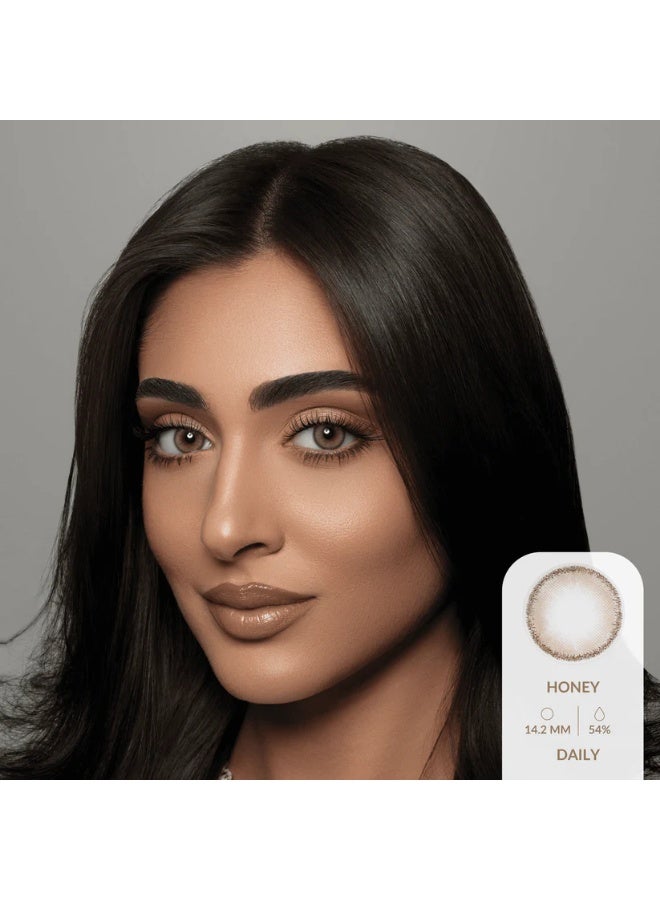 Amara Women 10 Daily Color Contact Lenses Honey - Image 2