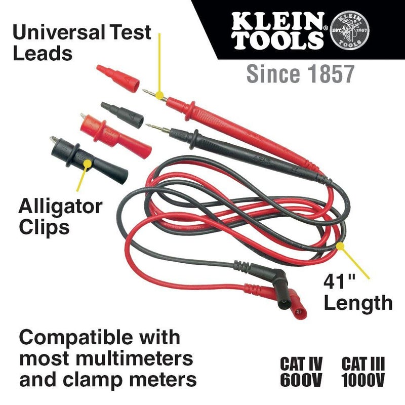 Klein Tools 69410 Replacement Test Lead Set, Right Angle - Image 2