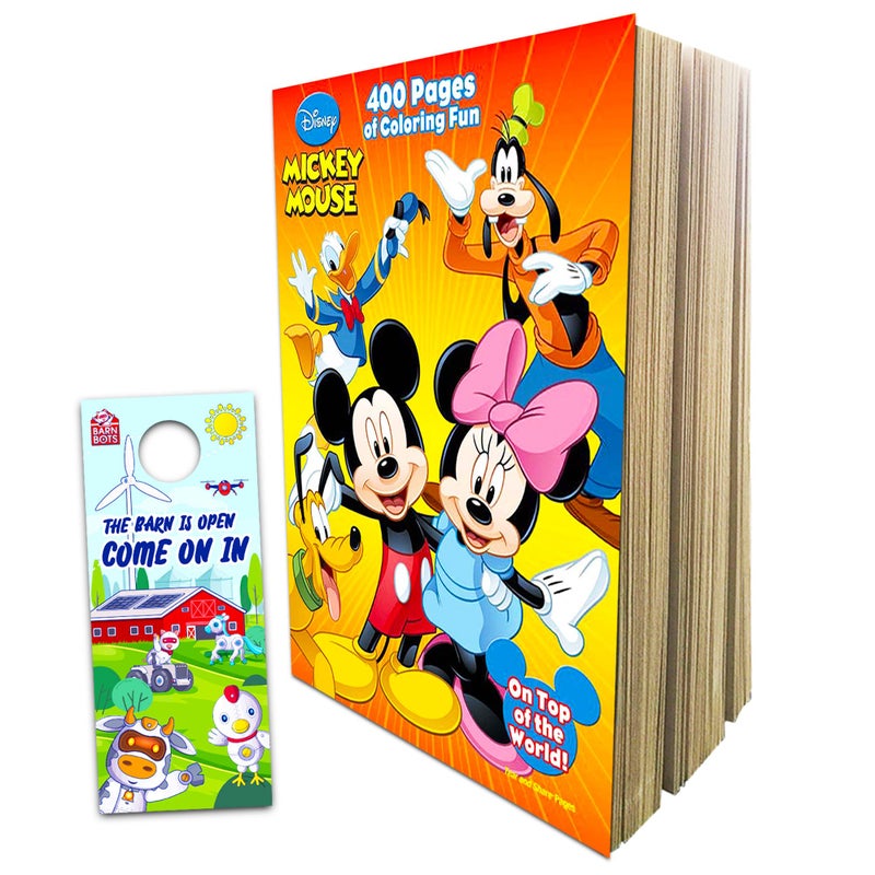 MICKEY MOUSE Disney Mickey Mouse 400 Pages of Coloring Fun - Image 3