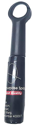 Aura Plastic Empty Spray Bottle Pocket Spray Bottle With Belt Hook Black Spray Bottle 20 ML Set Of 1 - Image 1