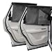 Hbxdeco 2PCS Car Window Shades Magnetic Rear Side Window Car Sun Shades for Heat UV Protection Breathable Double Layer Window Sunshade Auto Privacy Window Curtains for Baby - Image 2