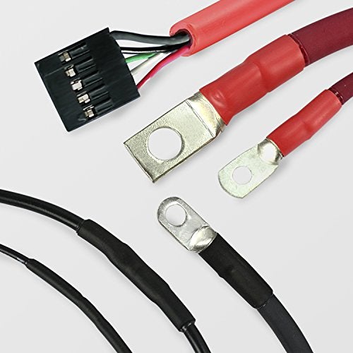 Young4us 2 Pack 1/2'' Heat Shrink Tube 3:1 Adhesive-Lined Heat Shrinkable Tubing Black&RED 4Ft - Image 3